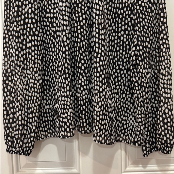 J. Crew Factory Smocked-Neck Long Sleeve Top in Oncilla Cat Print Size L - Picture 3 of 14